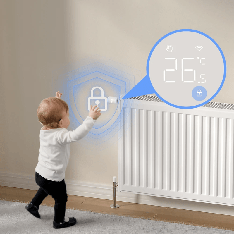 AVATTO Tuya Smart Radiator Valve  WiFi Thermostatic TRV Temperature Controller With Alexa And Googl 2