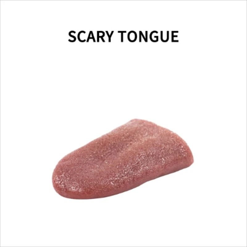 2 Pack Realistic Fake Tongue  Stretchable Gag Joke Prank Toy For Magic Tricks  Scary Funny Pranks 5