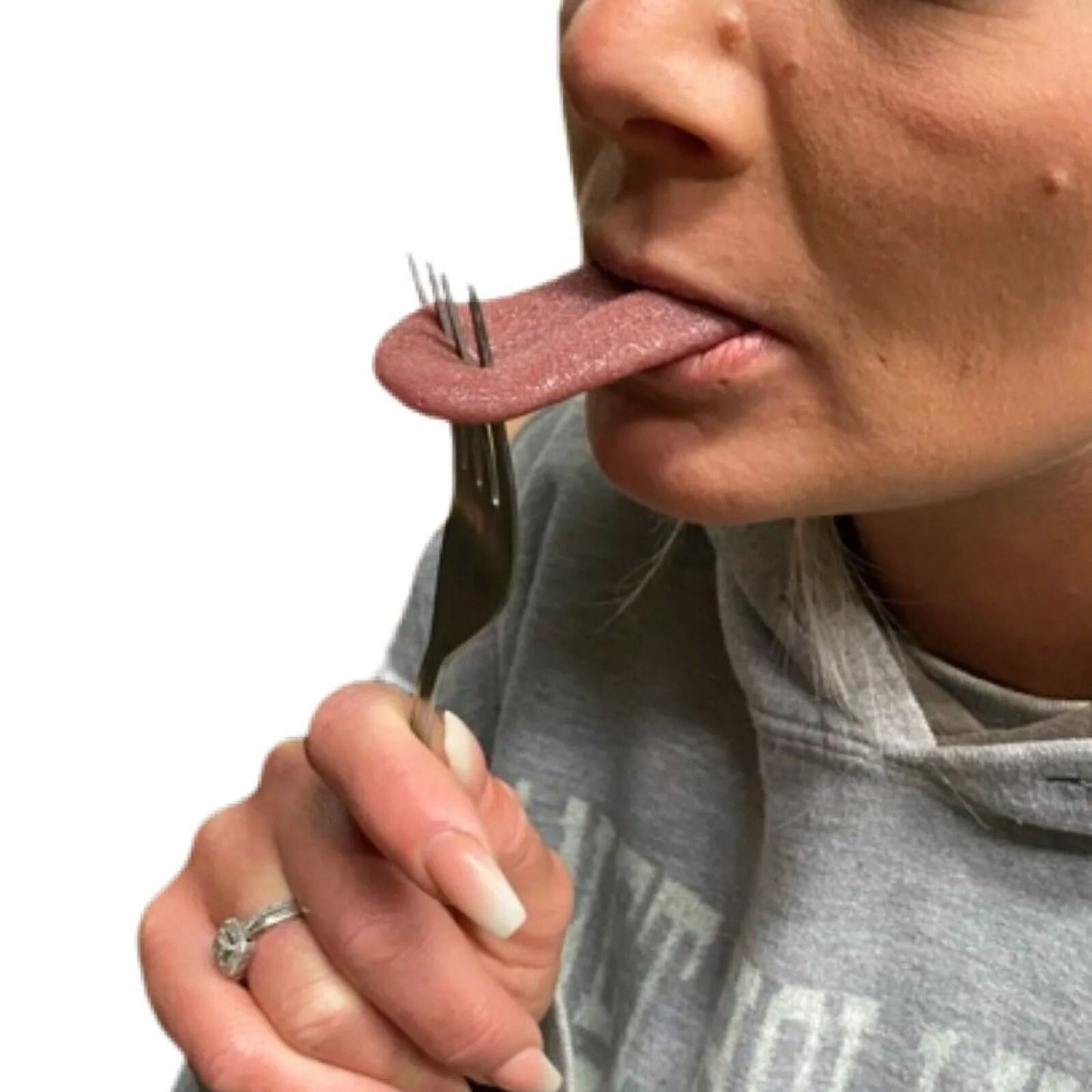 2 Pack Realistic Fake Tongue  Stretchable Gag Joke Prank Toy For Magic Tricks  Scary Funny Pranks 7
