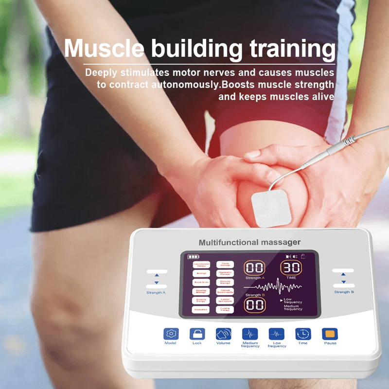 12Mode TENS And EMS Pulse Massager  Electronic Muscle Stimulator For Pain Relief And Recovery 10