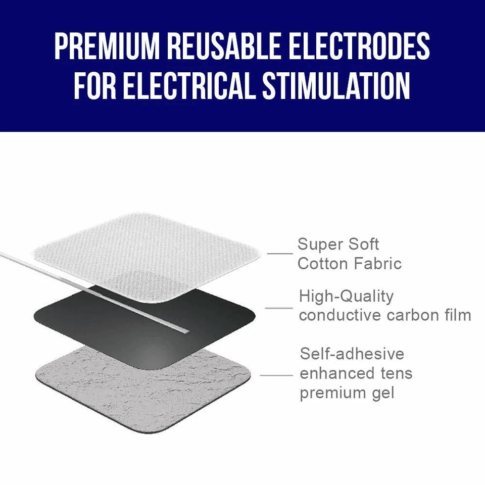 Bulk TENS Electrode Pads EMS Replacement Unit Muscle Stimulator Pads For Nerve Pain  Muscle Recover 10