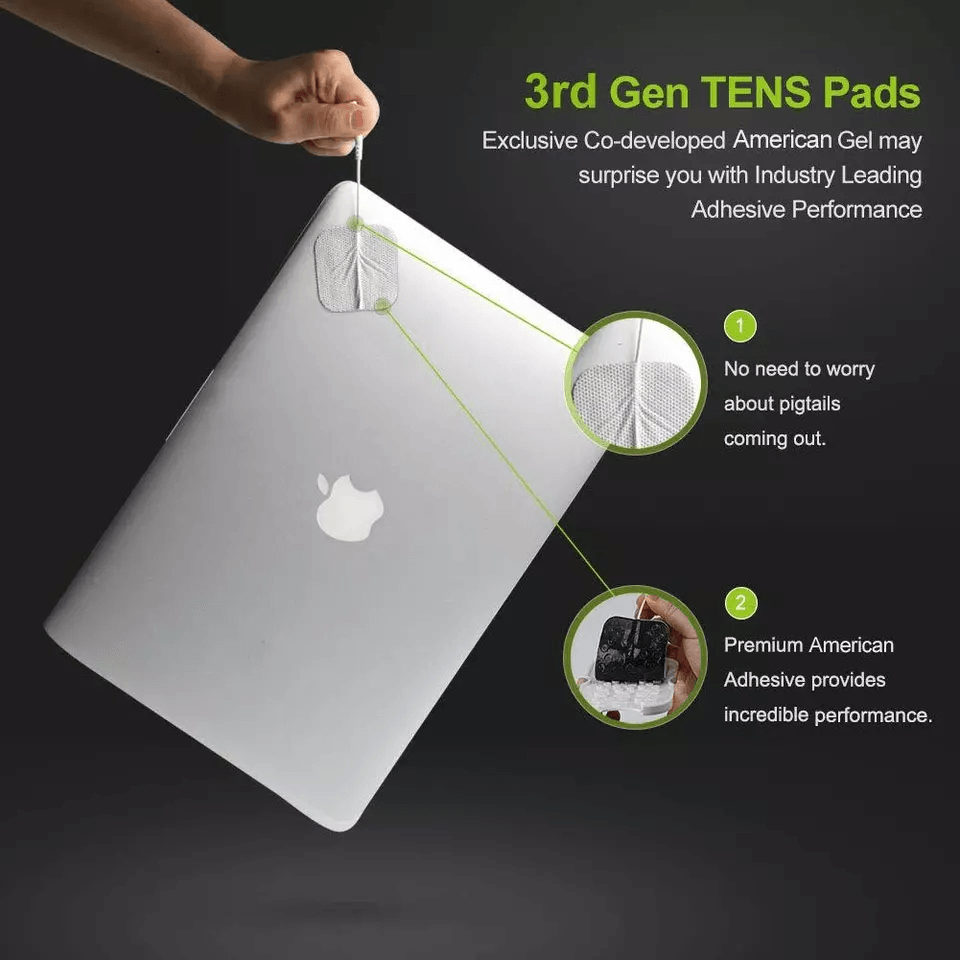 Bulk TENS Electrode Pads EMS Replacement Unit Muscle Stimulator Pads For Nerve Pain  Muscle Recover 5