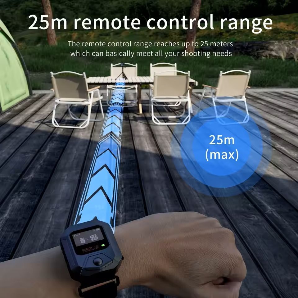 Wireless GPS Remote Controller Wristband For Action Cameras  25m Range 3