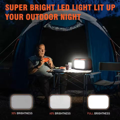 Portable Power Station With AC Outlets  200W  300W  600W Solar Generator For Camping And Home Backu 2