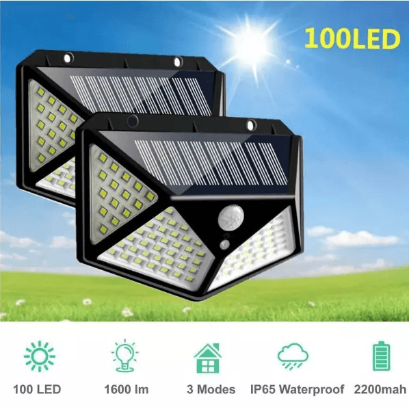 Solar Power LED Light PIR Motion Sensor Outdoor Security Lamp For Wall Garden Patio  Pathway 3