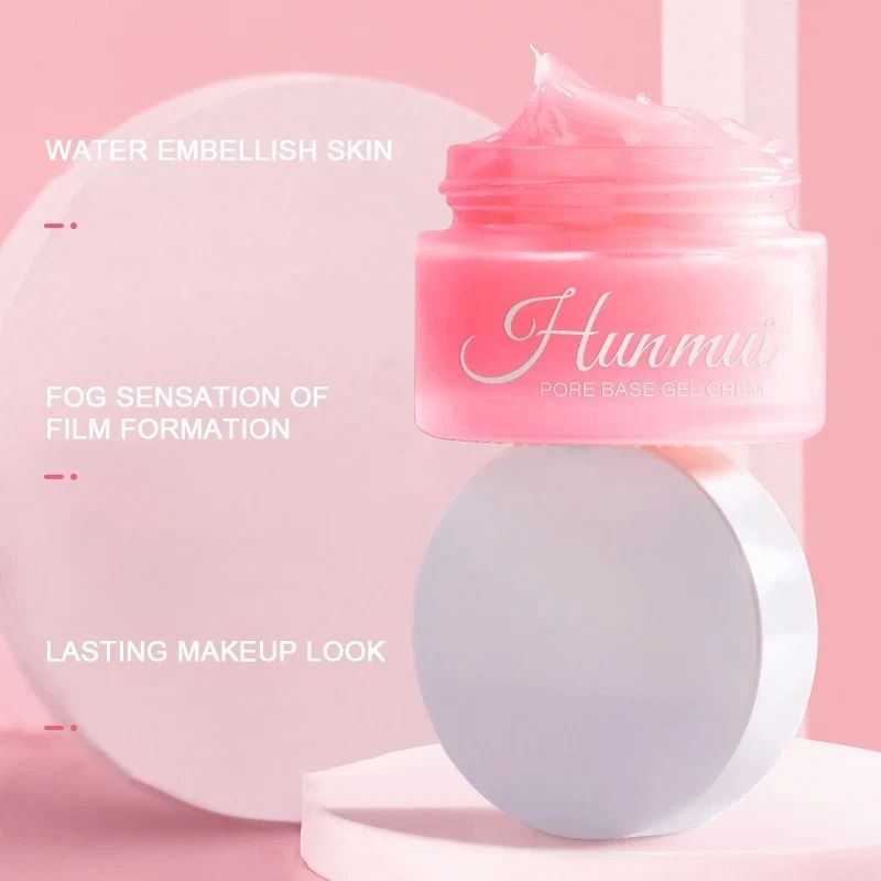 Hunmui Face Primer Pore Base Gel Cream To Cover Pores Water Embellish Skin  Create A Silky Smooth F