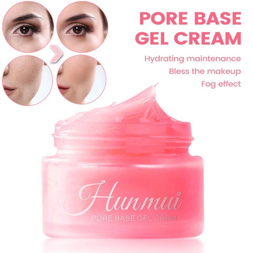 Hunmui Face Primer Pore Base Gel Cream To Cover Pores Water Embellish Skin  Create A Silky Smooth F