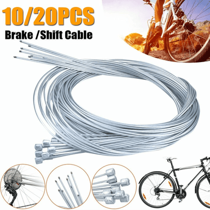 Bicycle Stainless Steel Inner Cable Wire, Shift & Brake Derailleur Gear Replacement