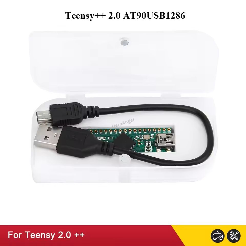 USB AVR Development Board With AT90USB1286 Chip  Keyboard Mouse Emulation Compatible 1