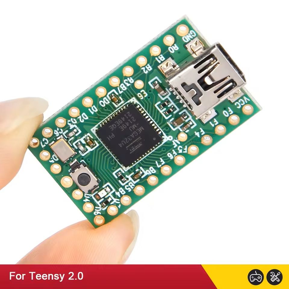 USB AVR Development Board With AT90USB1286 Chip  Keyboard Mouse Emulation Compatible 3