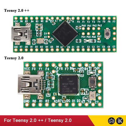 USB AVR Development Board with AT90USB1286 Chip – Keyboard Mouse Emulation Compatible