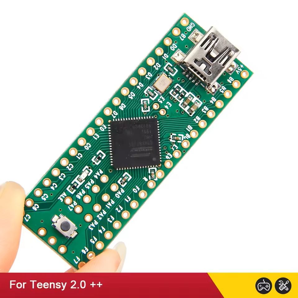 USB AVR Development Board With AT90USB1286 Chip  Keyboard Mouse Emulation Compatible 4