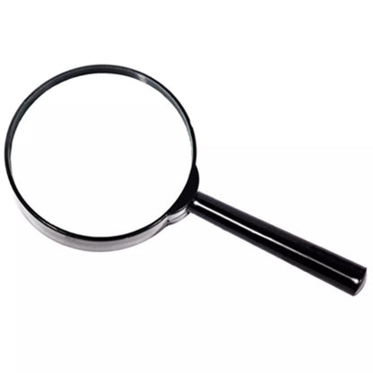 Premium 3X Magnifier, 4" Inch Real Glass Handheld Magnifying Glass for Seniors & Hobbyists