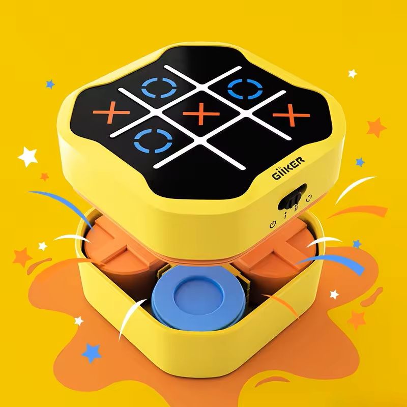 Super Tic-Tac-Toe Puzzle Chess Game – Compact Family Strategy Board Game