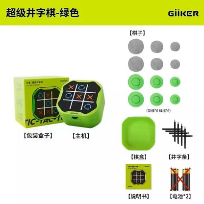 Super TicTacToe Puzzle Chess Game  Compact Family Strategy Board Game 5