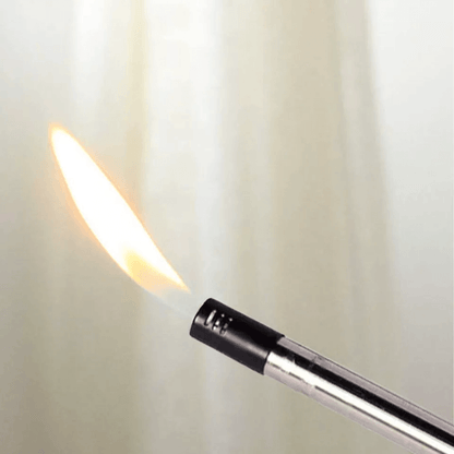 Refillable BBQ Lighter For Butane Kitchen Stove Adjustable Fireplace Grill  Candle Igniter Flame Li 1
