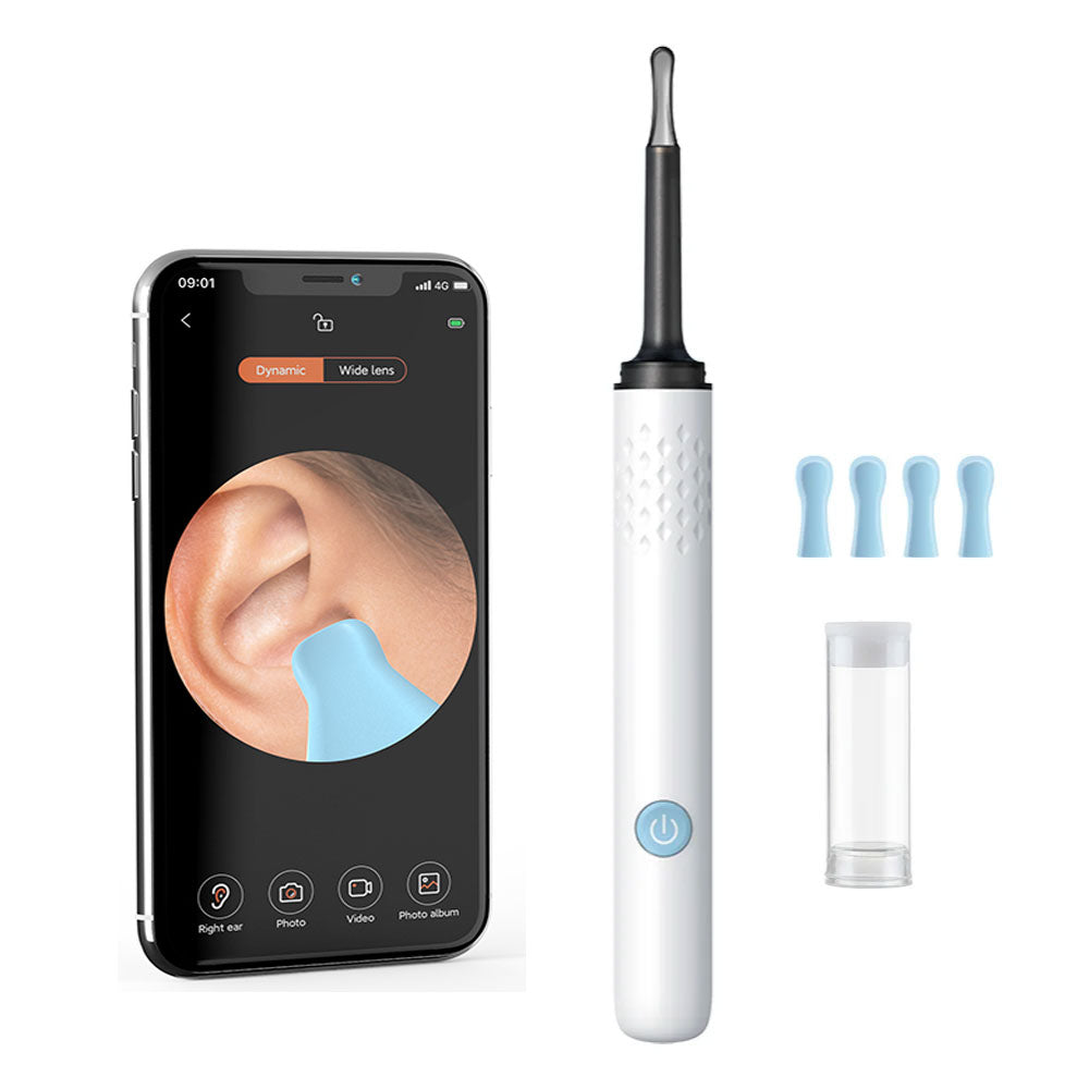 WIFI Visual Ear Cleaner Otoscope Camera 500W HD Earpick With 6 LED Lights  40mm Mini Ear Wax Remova 7