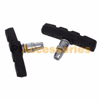 5 Pairs HighGrade Cycling Bicycle Bike VBrake Pads 70mm Shoes Pads Black  Durable Quiet Performance 1