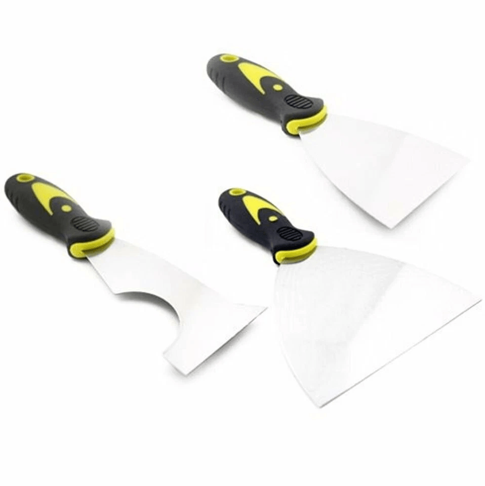 Stainless Steel Putty Knife Set, Drywall Knife Painter Tool
