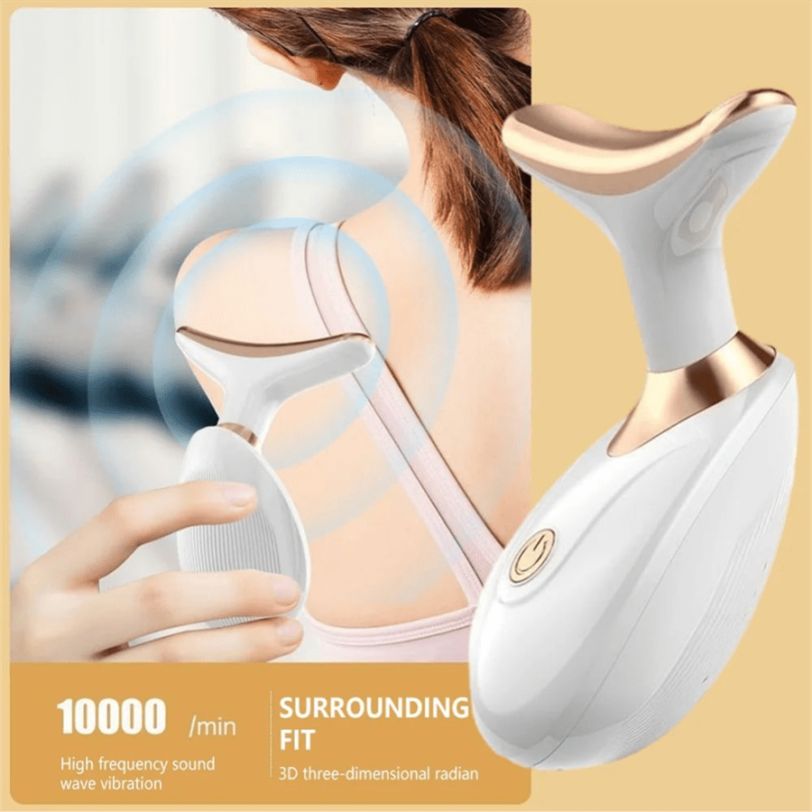 Portable Anti-Wrinkle & Double Chin Massager, Electric Face Firming Device for Multi-Dimensional Beauty