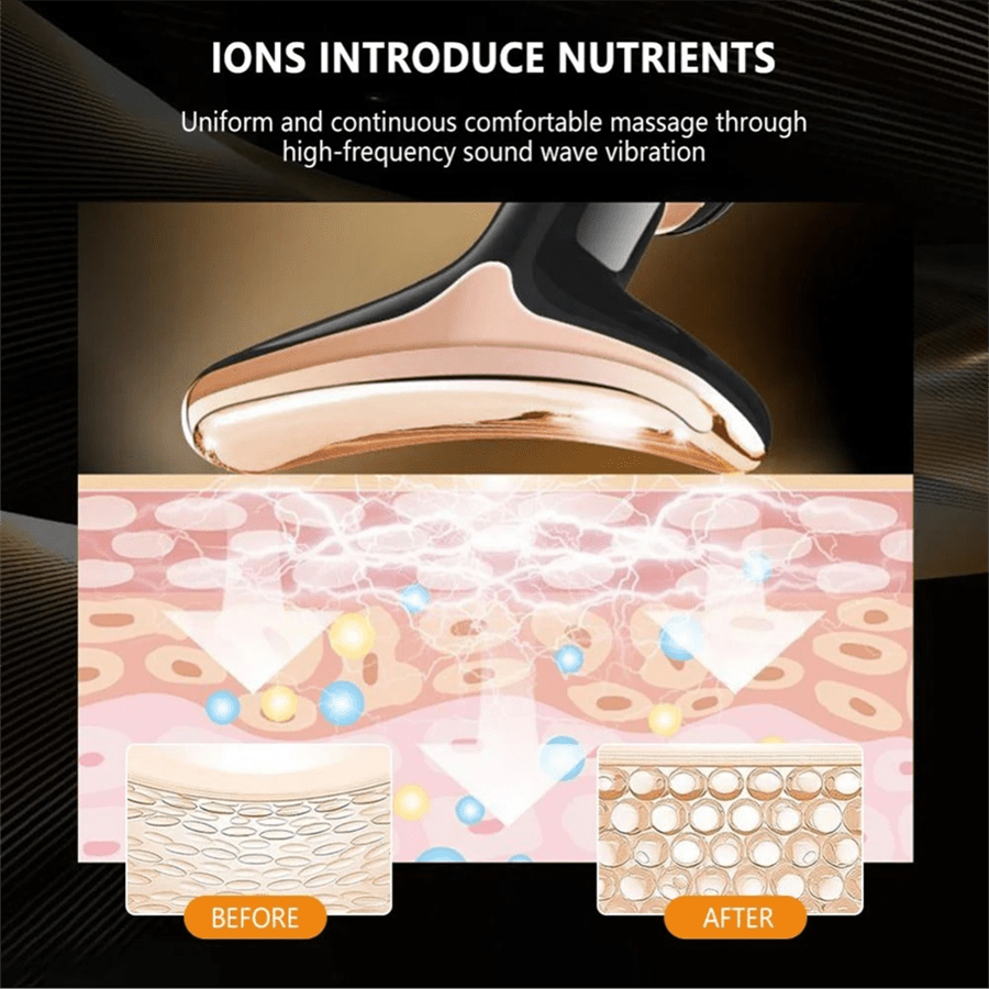 Portable Anti-Wrinkle & Double Chin Massager, Electric Face Firming Device for Multi-Dimensional Beauty