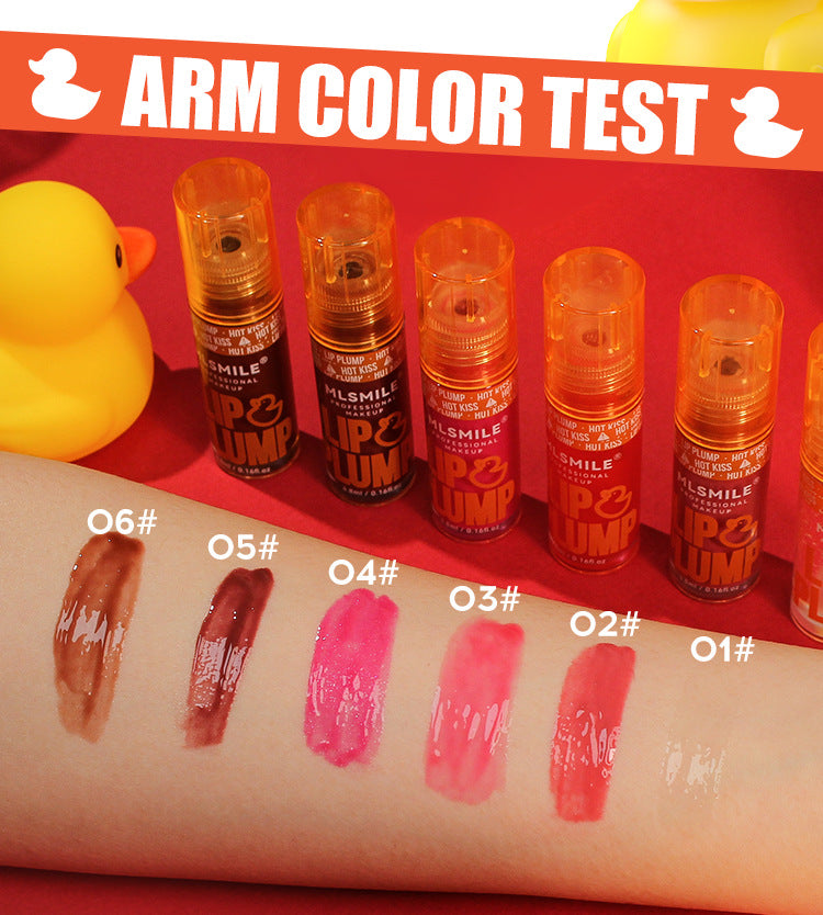 Plumping Lip Gloss Set MLSMILE Duck Lip Oil For Fuller Lips  Natural Shine Hydration  Mirror Like F 1