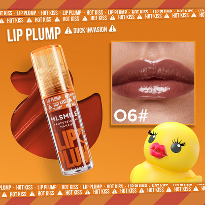 Plumping Lip Gloss Set MLSMILE Duck Lip Oil For Fuller Lips  Natural Shine Hydration  Mirror Like F 11