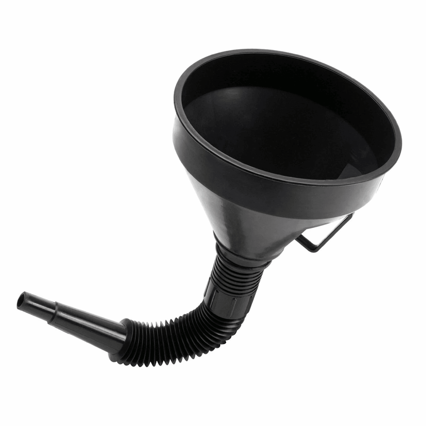 Flexible Spout Funnel w/ Mesh Filter & Extension Hose, Oil & Gasoline Pouring Tool for Car Engines