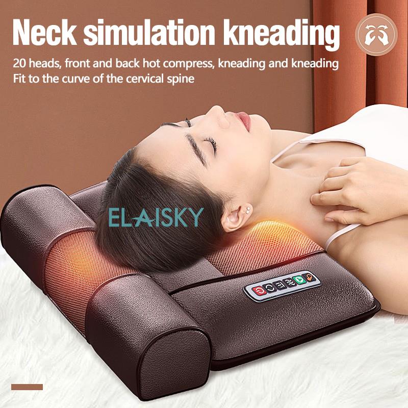 Electric Massage Mattress Vibrating Heating Infrared Massager Cushion For Neck Back  Foot Full Body 1