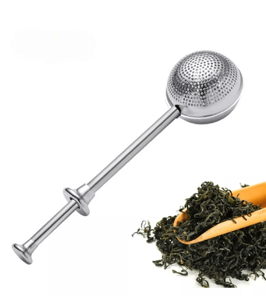 Long Handle Tea Ball Infuser Stainless Steel Reusable Strainer For Loose Leaf Tea Lovers 1