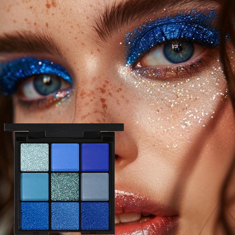 Glitter Pearlescent Matte Eye Shadow Palette Shimmer Makeup LongLasting  Highly Pigmented For Women 2