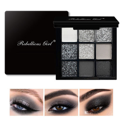 Glitter Pearlescent Matte Eye Shadow Palette Shimmer Makeup LongLasting  Highly Pigmented For Women 7