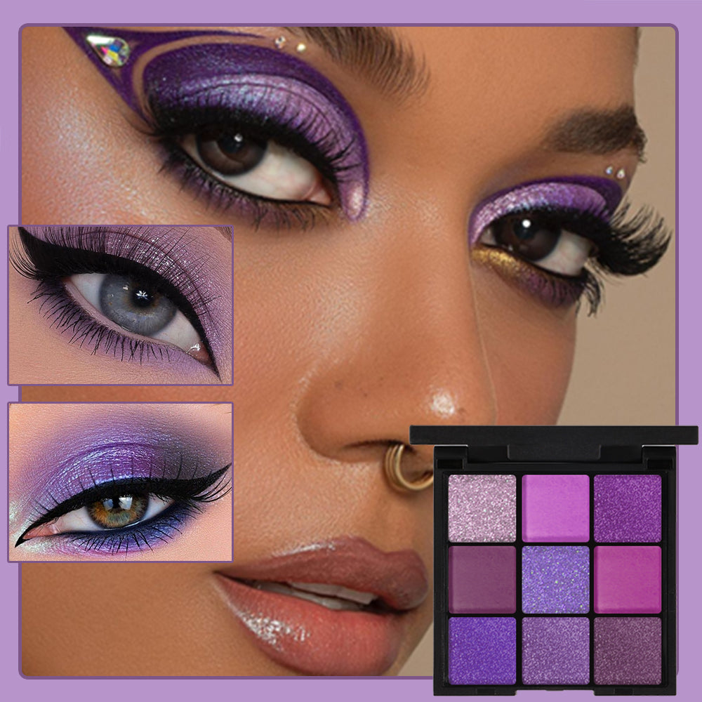 Glitter Pearlescent Matte Eye Shadow Palette Shimmer Makeup LongLasting  Highly Pigmented For Women 3