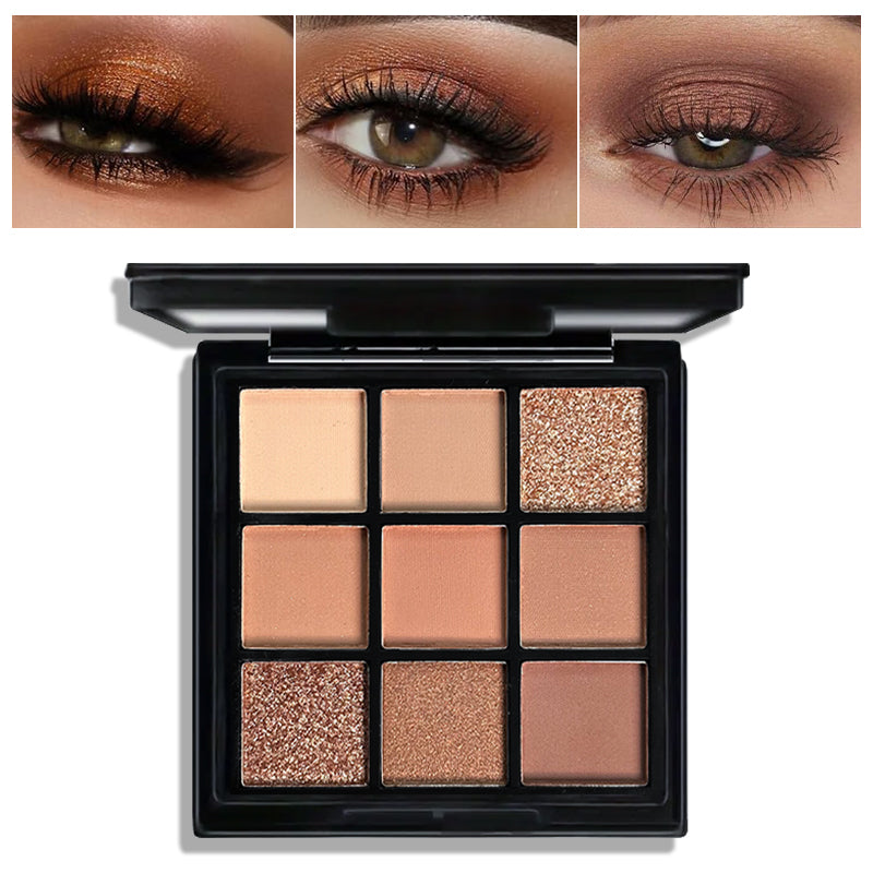 Glitter Pearlescent Matte Eye Shadow Palette Shimmer Makeup LongLasting  Highly Pigmented For Women 12