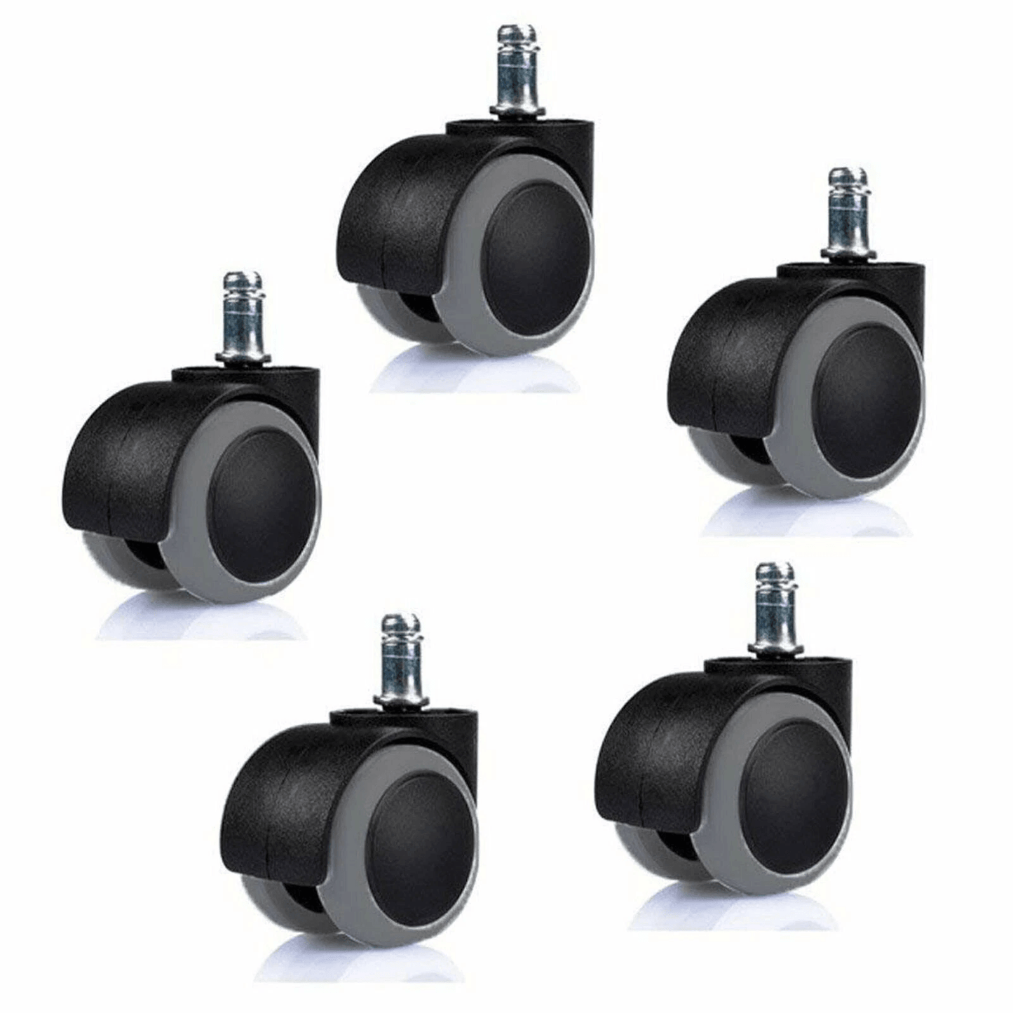 Universal Fit Office Chair Caster Wheels Set Replacement Swivel Office Chair Wheels Heavy Duty Roll 4