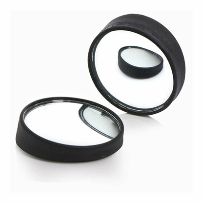 Universal Car Blind Spot Mirrors, 2" Wide Angle Convex, Adjustable View, 2-Pack for Safe Driving