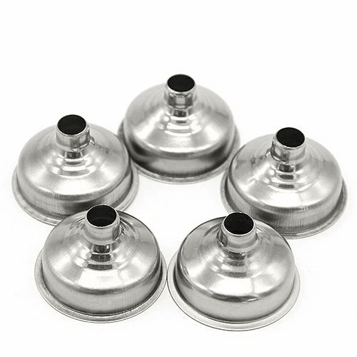 Mini Stainless Steel Funnels For Perfume Bottles Oil Flask  Diffuser Filling Compact Food Grade Nes 1