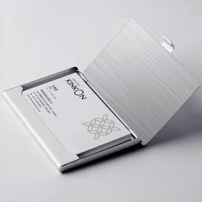 Stainless Steel Card Holder Case Slim Pocket Metal Wallet For Business ID  Credit Cards 2