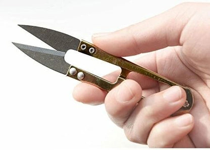 5-Pack Embroidery Sewing Snips – Sharp Thread Cutter Scissors & Yarn Nippers Set for Crafting