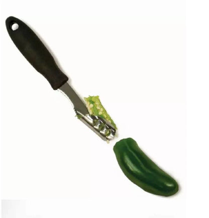 Jalapeno Corer Cutter Stainless Steel Pepper Slicer Tool For Tomatoes Strawberries Fruit Prep Ergon 2