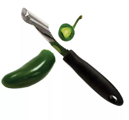 Jalapeno Corer Cutter Stainless Steel Pepper Slicer Tool For Tomatoes Strawberries Fruit Prep Ergon 3