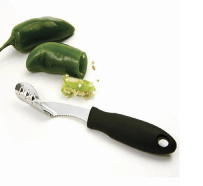 Jalapeno Corer Cutter Stainless Steel Pepper Slicer Tool For Tomatoes Strawberries Fruit Prep Ergon 5