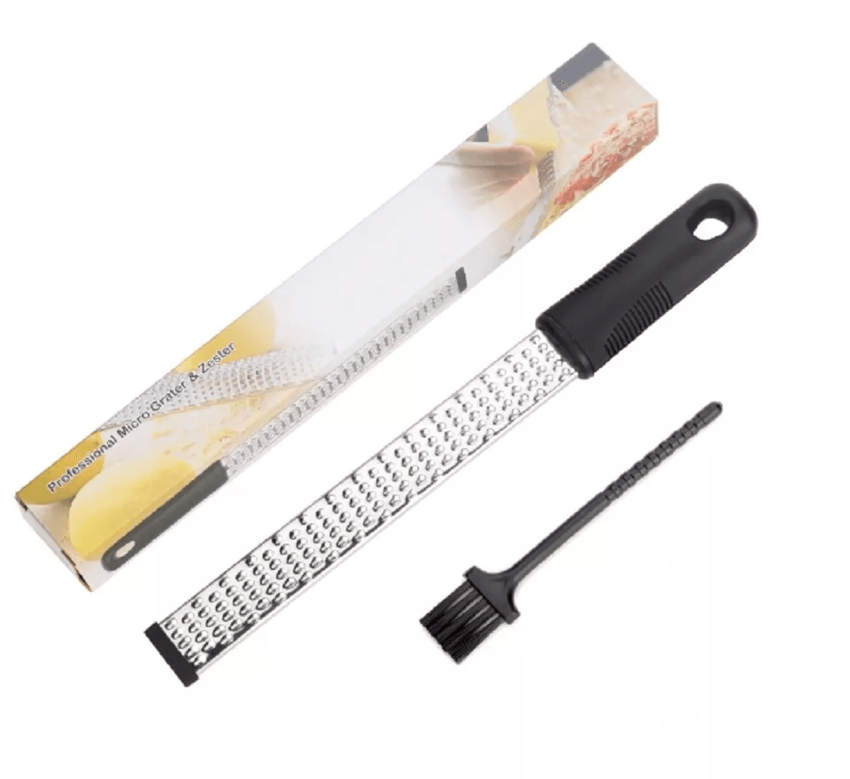 Ultra Sharp Stainless Steel Cheese  Citrus Grater Zester Deluxe Lemon Zester Food Grater Tool With  2