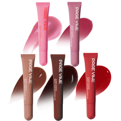 Moisturizing Phone Case Lip Gloss Concentrated Raspberry Jelly Transparent Lip Gloss For Hydrated P