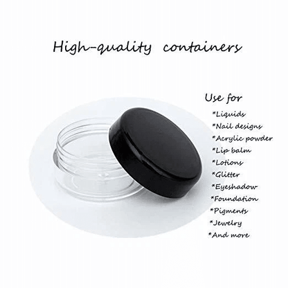 Empty Cosmetic Sample Jars For Lip Balm Makeup Creams Travel Storage  DIY Skincare Containers 3