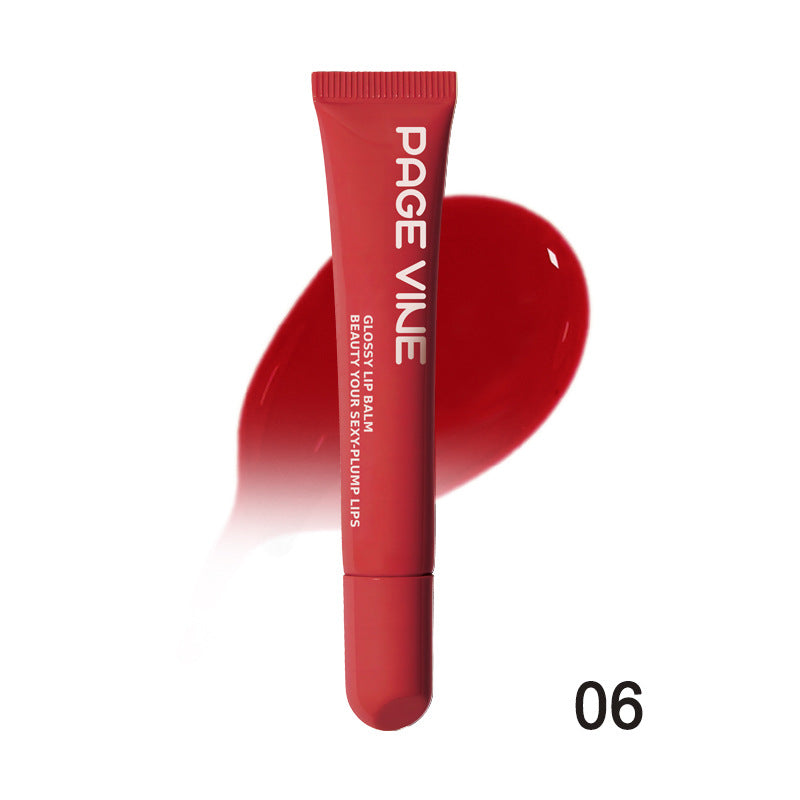 Moisturizing Phone Case Lip Gloss Concentrated Raspberry Jelly Transparent Lip Gloss For Hydrated P