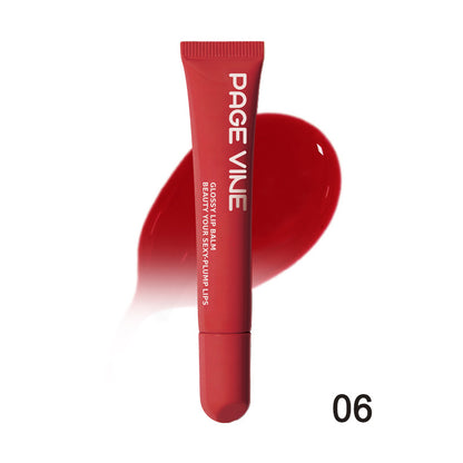Moisturizing Phone Case Lip Gloss Concentrated Raspberry Jelly Transparent Lip Gloss For Hydrated P