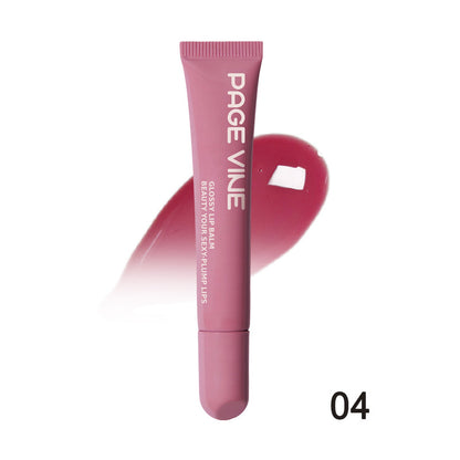 Moisturizing Phone Case Lip Gloss Concentrated Raspberry Jelly Transparent Lip Gloss For Hydrated P