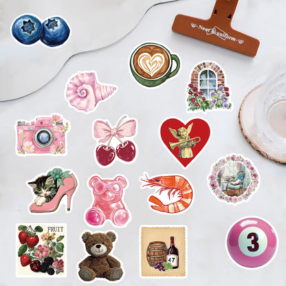Creative Sticker Pack 50PCS Aesthetic Decals For DIY Decor Laptop Phone Luggage  Wall Art 3