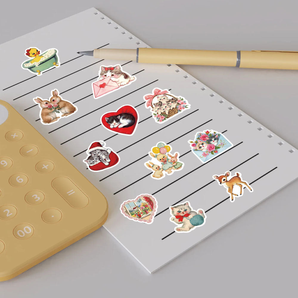 Creative Sticker Pack 50PCS Aesthetic Decals For DIY Decor Laptop Phone Luggage  Wall Art 4